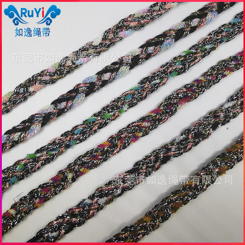 小香风金银丝线织带雪尼尔绒毛人造毛仿兔DIY大牌时尚高档服装