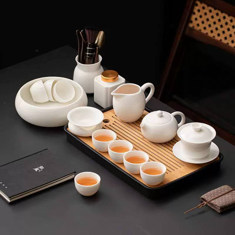 Tea set, teapot for office, tea cup, light luxury style, full set