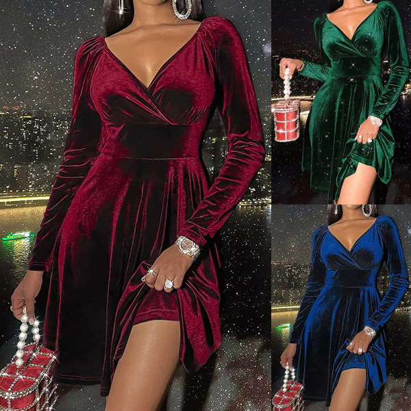 demi-season evening dress