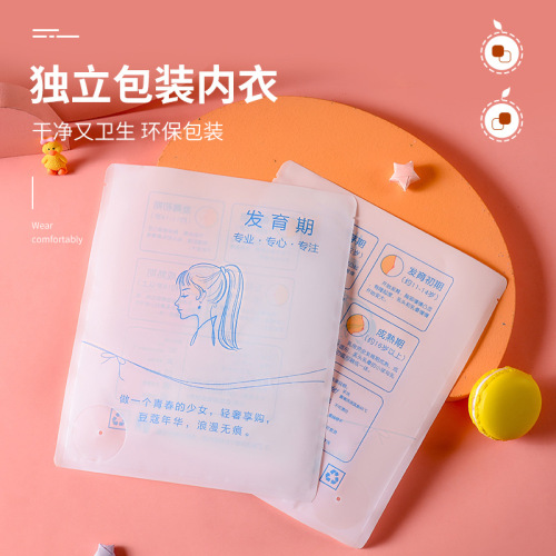 Girls' underwear, development period vest, adolescent children, primary school students, junior high school students, second-stage girls' bras