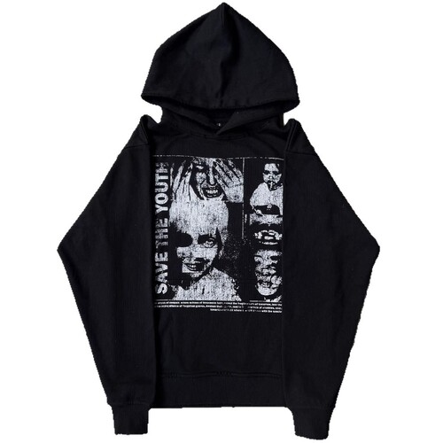 2026 autumn and winter stars new style American long-sleeved personalized trend Y2K fashion printed pullover hooded hooded sweater top