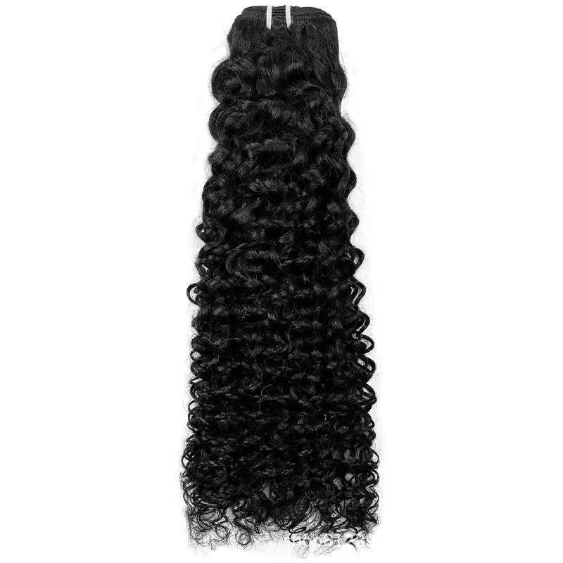 Cortina de Cabello Onda de Agua de Cabello Humano Real, Se Puede Teñir y Rizar, para Mujer image 6