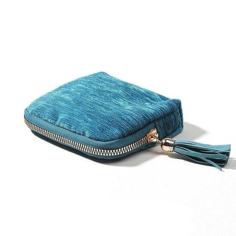 Bolsa Portátil Multicapa para Joyas con Borla y Cremallera para Almacenamiento de Joyas image 7