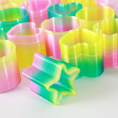 彩虹圈小號圈兒童塑料玩具彈簧疊疊寶寶玩具伸縮彈力1305廠家批發