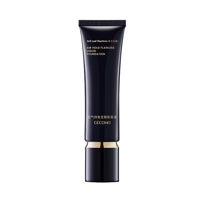 GeMont Air Holding Maquillaje Infectable Foundation Liquid, un bloqueador de maquillaje sin quitar el maquillaje y brillante y duradero para la piel grasa y la piel seca.