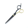 F-Black Gold Flat Scissors
