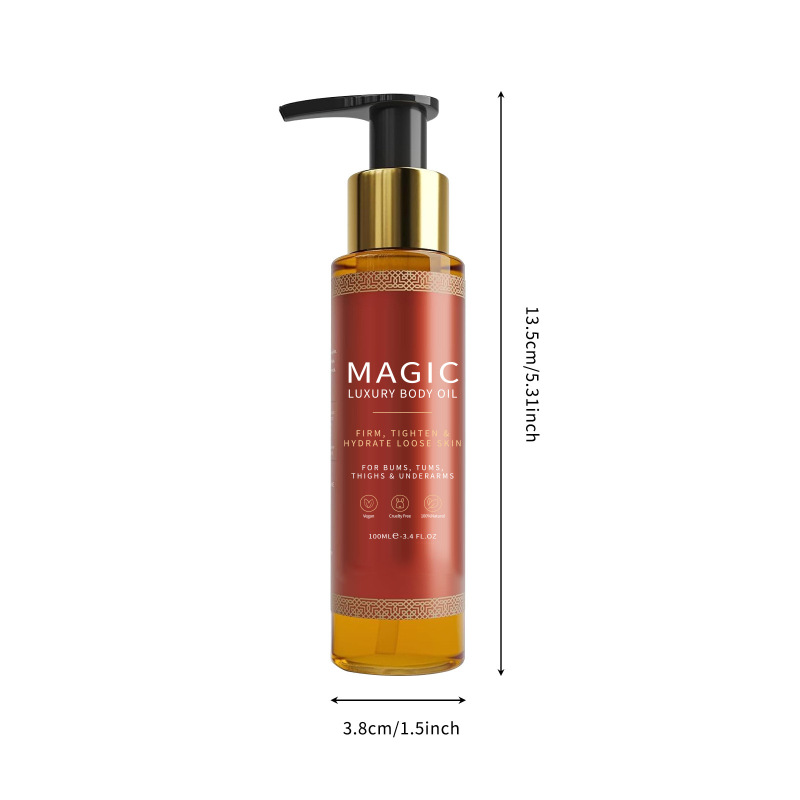 クロスボーダー Amazon Walmart マジック ボディ オイル デイリー スキン モイスチャライジング 100ml|undefined