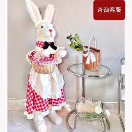 工具兔摆件巨型模型兔照相兔子元宝兔人偶兔子站立兔可爱道垒德株