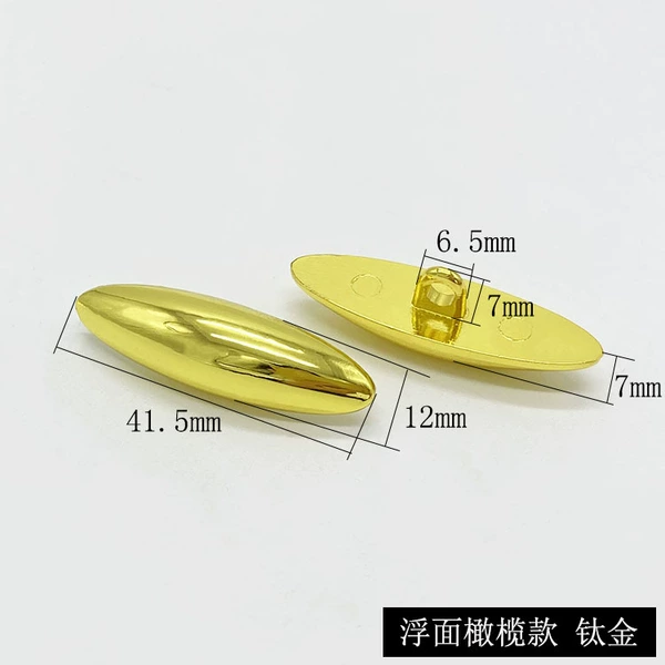 Solid olive buckle-titanium