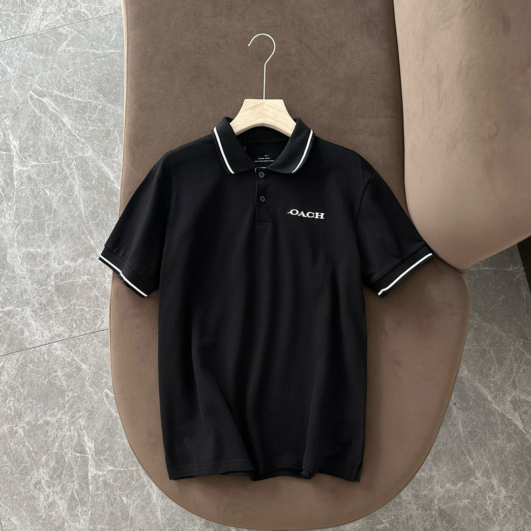 Koujia Correct Version Ss26 New Summer European Style Men's Turn-Down Collar Pique Cotton Short Sleeve Polo Shirt Fashion Dropshipping