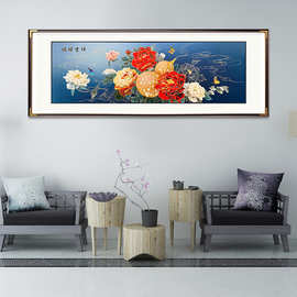 高档大气铜雕工艺福禄吉祥铜板画客厅装饰画玄关画