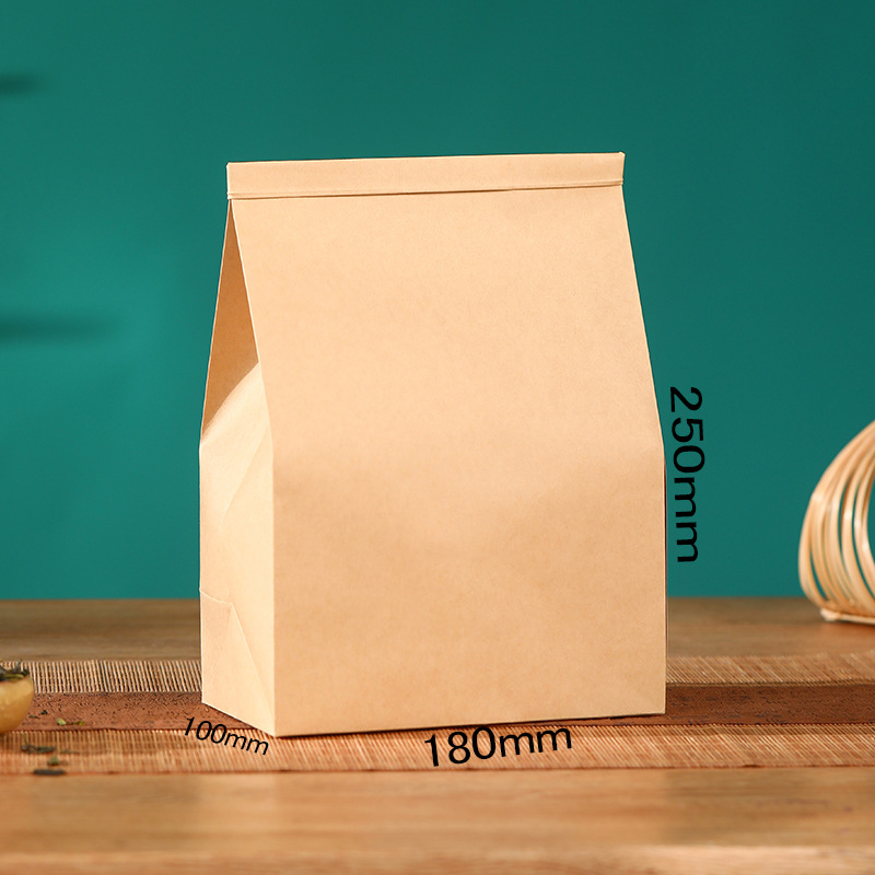 창이 없는 소가죽 대형 18*10*25-25개 - 크라프트지