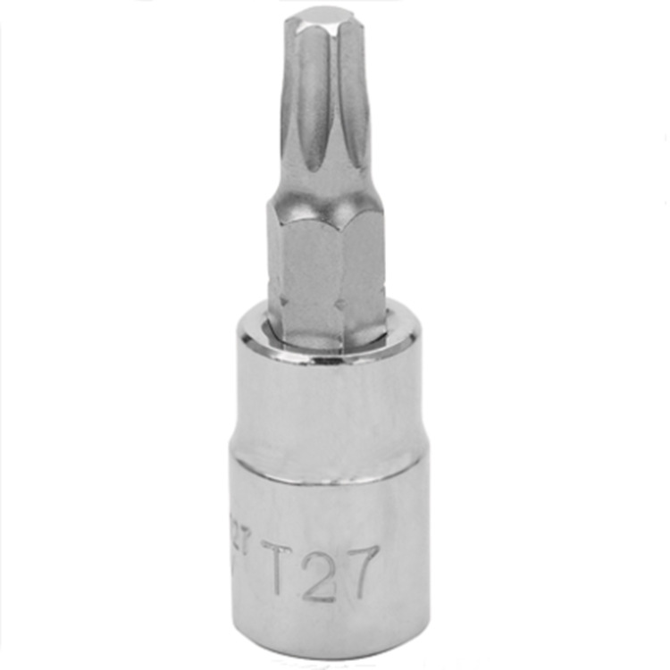 鹰之印 1/4寸小飞内六角套筒花形梅花旋具套筒头S2批头汽修工具