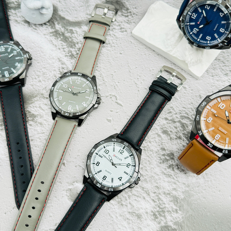 クロスボーダー外国貿易ホットセールファッションビジネスカジュアルメンズ腕時計ベルト針バックルカジュアルスポーツクォーツ時計男性卸売