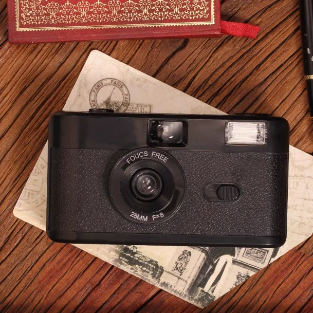 135 retro camera film camera can add flash