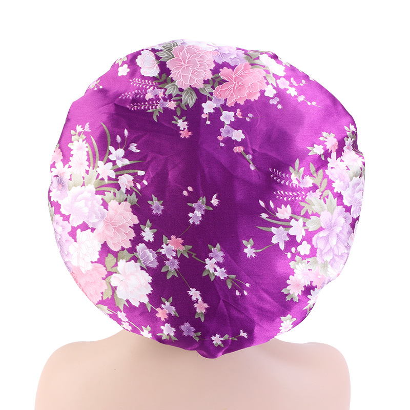 New Extra Large Double Layer SATIN Nightcap Chemotherapy Cap SATIN BONNET SATIN Nightcap Amazon
