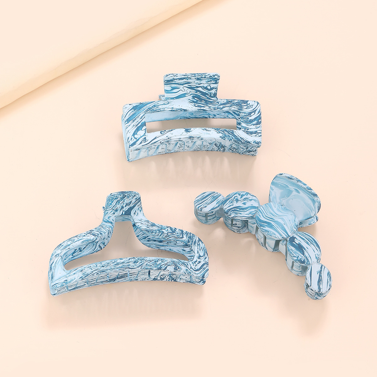 Hair Claws Hair Accessories Type Fashion Tie Dye Metal Hair Claws