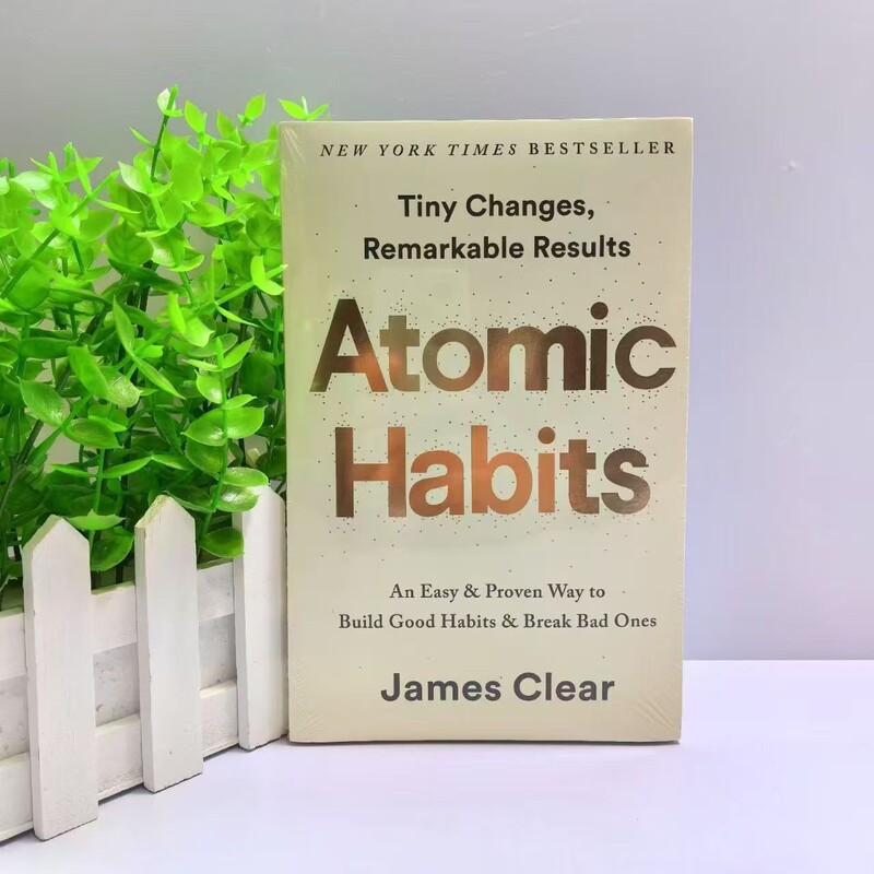 In Stock: Atomic Habits - Build Good Habits (English Version) - Gold-Stamped Edition