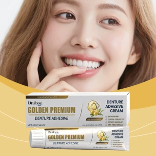 ORALHOE假牙固定粘合剂  假牙修饰口腔牙齿美观自然舒适提升笑容