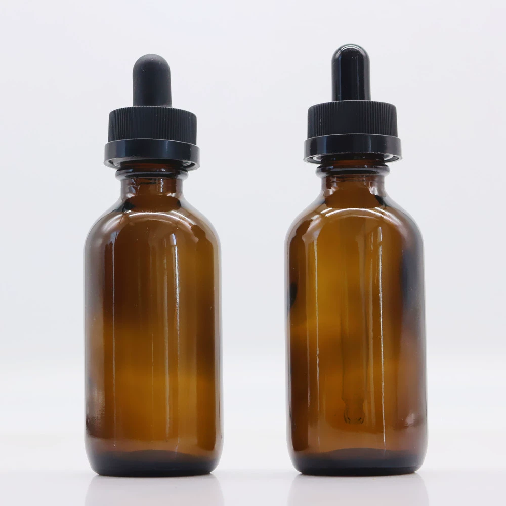 30ml 60ml 120ml Чайный цвет Бостон Бутылка 2oz Детская защитная капельница Коричневый Бостон Масляная Бутылка