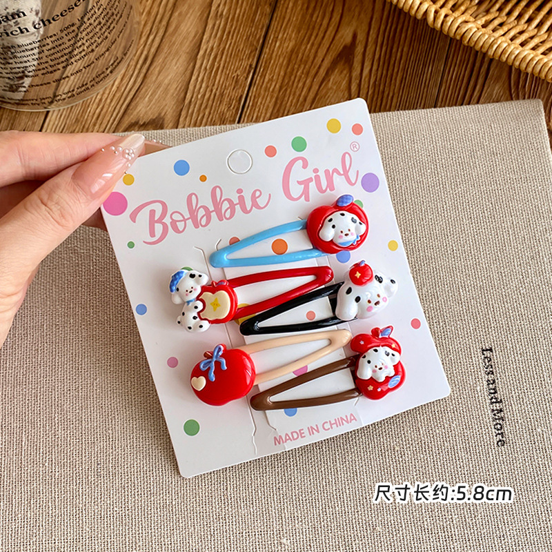 F9028-11# apple puppy bb clip five-piece set