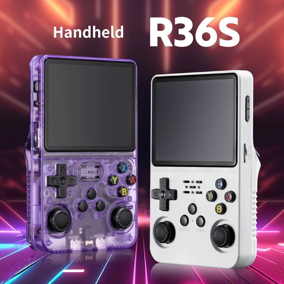 Оригинальная портативная игровая приставка R36S, подлинная, с открытым исходным кодом, ручная портативная аркада, ностальгия