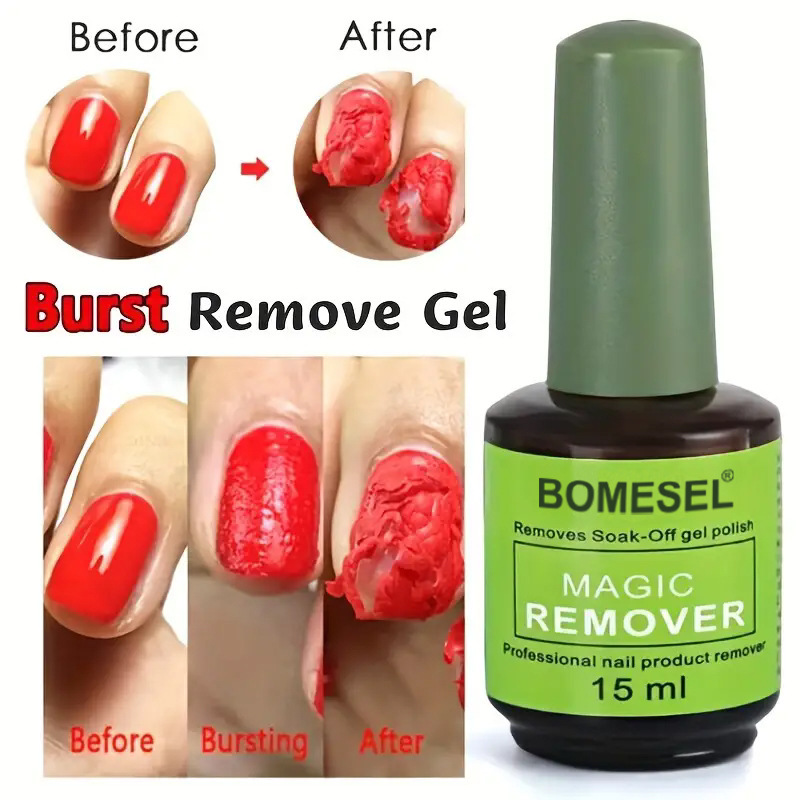 Cross-border explosion burst nail glue removal magic strong fast nail glue removal nail light therapy nail polish glue