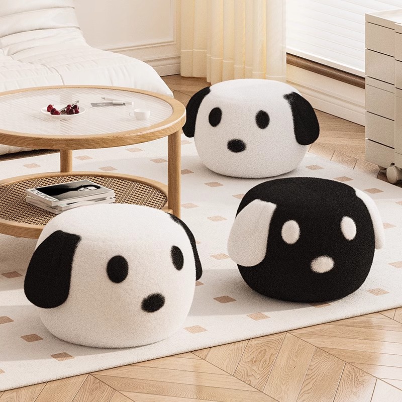 Taburete de cachorro, taburete bajo, taburete de cambio de zapatos, taburete de sofá de sala de estar, taburete de mesa de té, taburete simple para animales, asiento pequeño