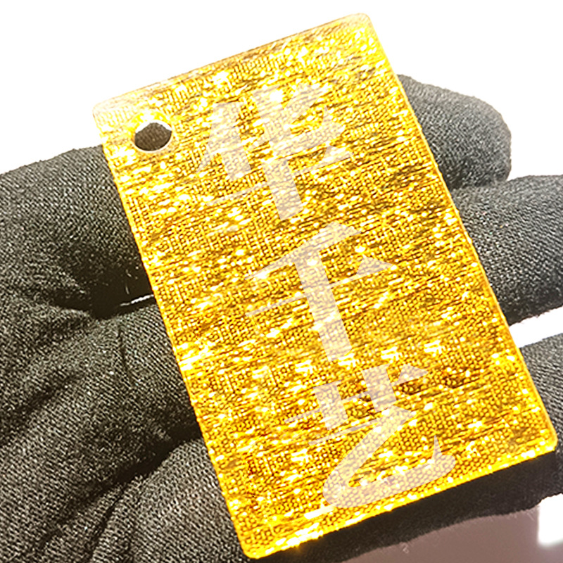 布金布银亚克力板金色银色夹布花纹有机玻璃板材厂家直销展架