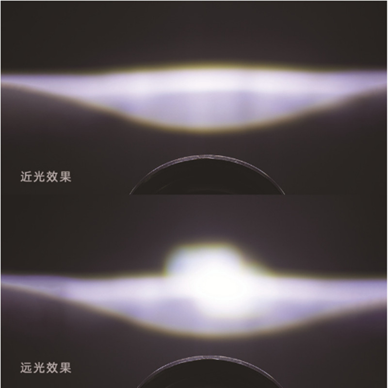 Faros de motocicleta todoterreno Little Prince 5.75 pulgadas LED Reconfiguración Retro Harley Angel Eye Faros