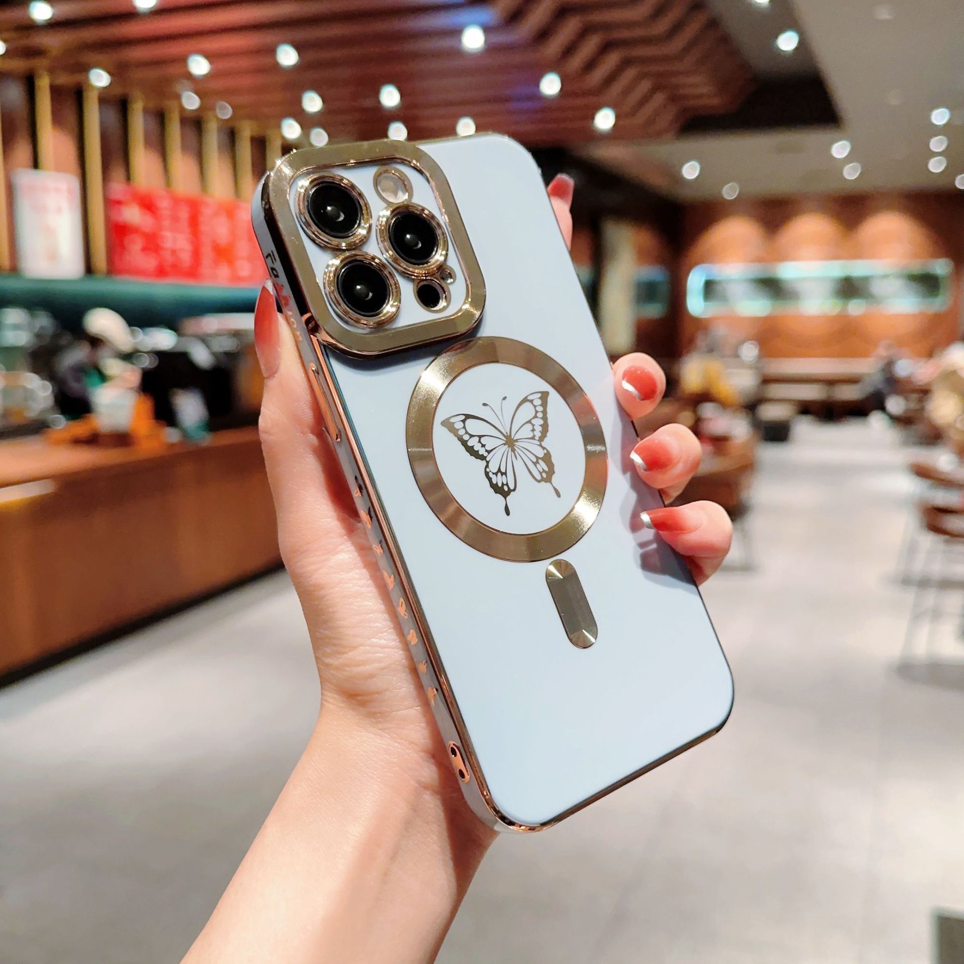 Electroplated Butterfly Case Image 11