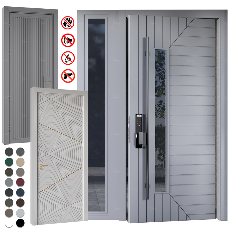Foshan Factory Custom-Made Cast Aluminum Offset-Axis Doors, Insulated Villa Entrance Doors, Soundproof Anti-Theft Pivot Doors, Export Foshan Factory Custom-Made Cast Aluminum Offset-Axis Doors, Insulated Villa Entrance Doors, Soundproof Anti-Theft Pivot Doors, Export