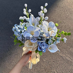 ツイストスティックブーケ手作りひまわりハンドヘルド素材パッケージ婚約証明書親友ガールフレンド誕生日工場直販