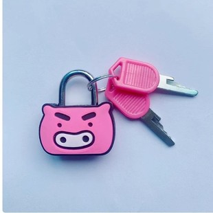 [Factory Direct Supply Customization] Creative Cartoon Lock Luggage Lock Dormitory Lock Suitcase Lock Household Double Key Padlock