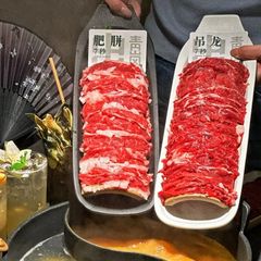 山野風メラミン羊肉皿 バーベキュー皿 生切り吊龍牛肉皿 鍋店専用食器 分割トレイ