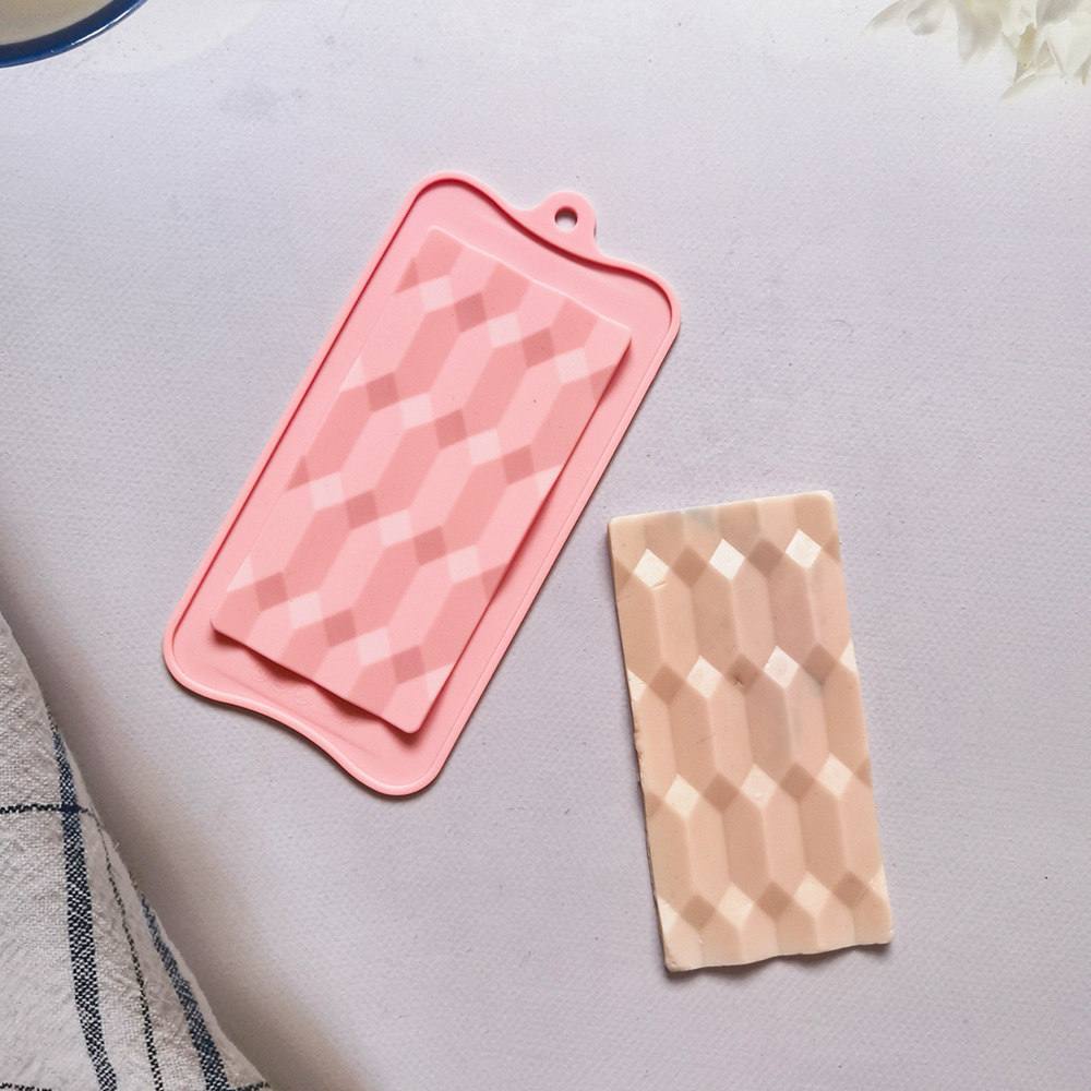 Escalones de chocolate 169 molde de silicona pastel helado pudín molde de postre jabón utensilios