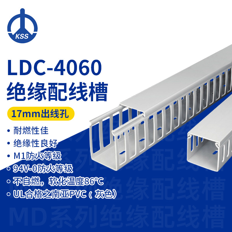 LDC-4060台湾凯士士kss-绝缘配线槽 1根2M（如需整箱请购买28根）