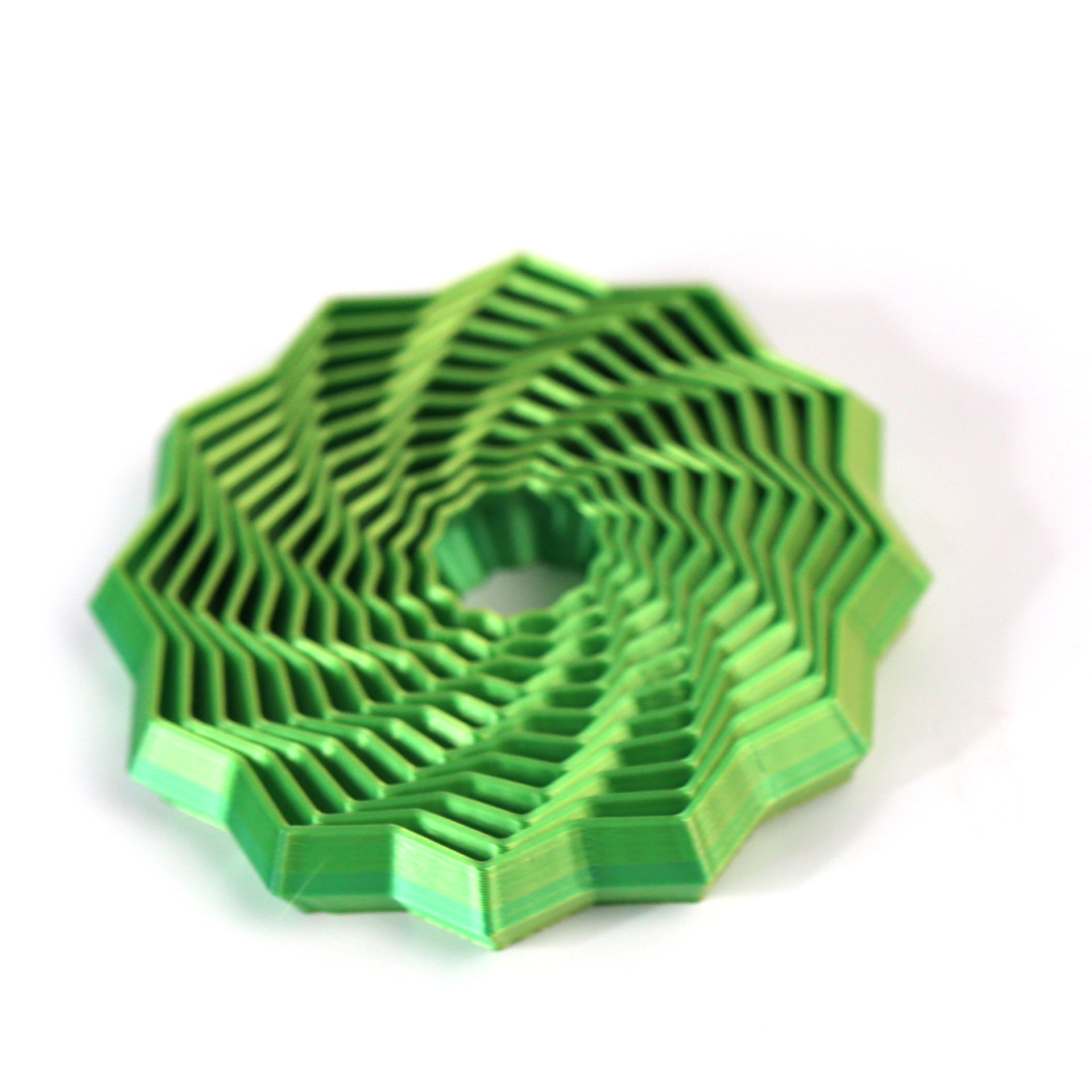 Transfronterizos en forma de flor torre de rábanos impresa en 3D juguetes apilados Puzzle Puzzle