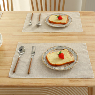 Western Restaurant Placemat Cocktail Cloth Kitchen Tea Towel Gourmet Placing Cloth Amazon Solid Color Japanese Style Napkin Cloth