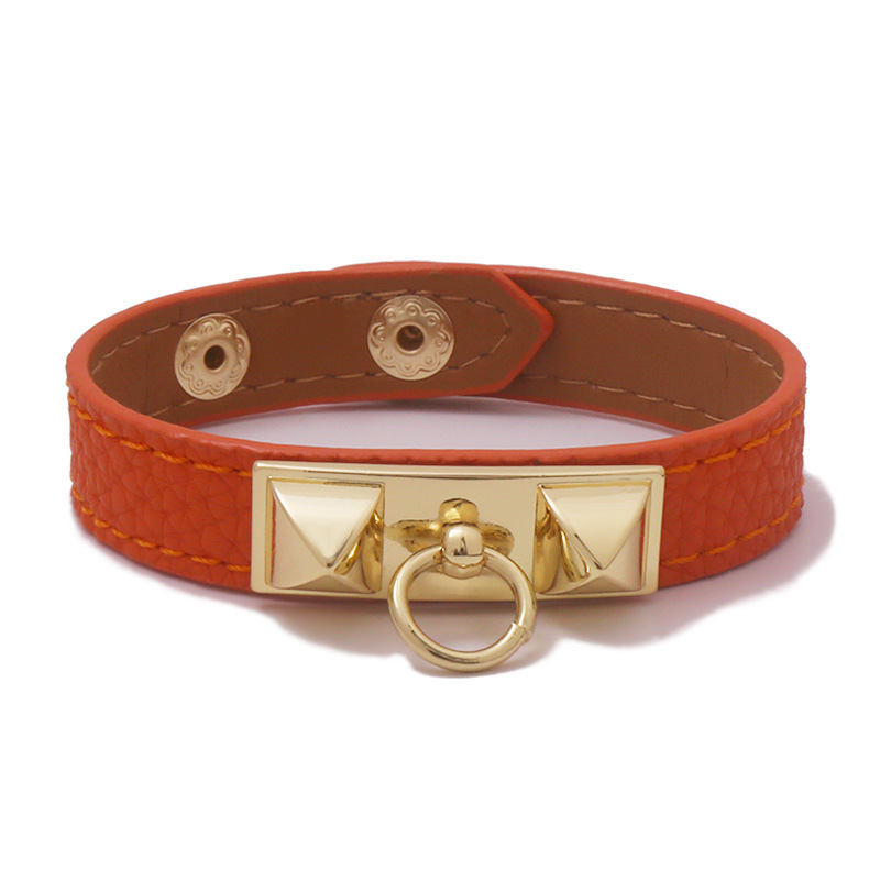 Daily Occasion Alloy, Copper Material Alloy Copper Hip-Hop Retro  Square Bangle