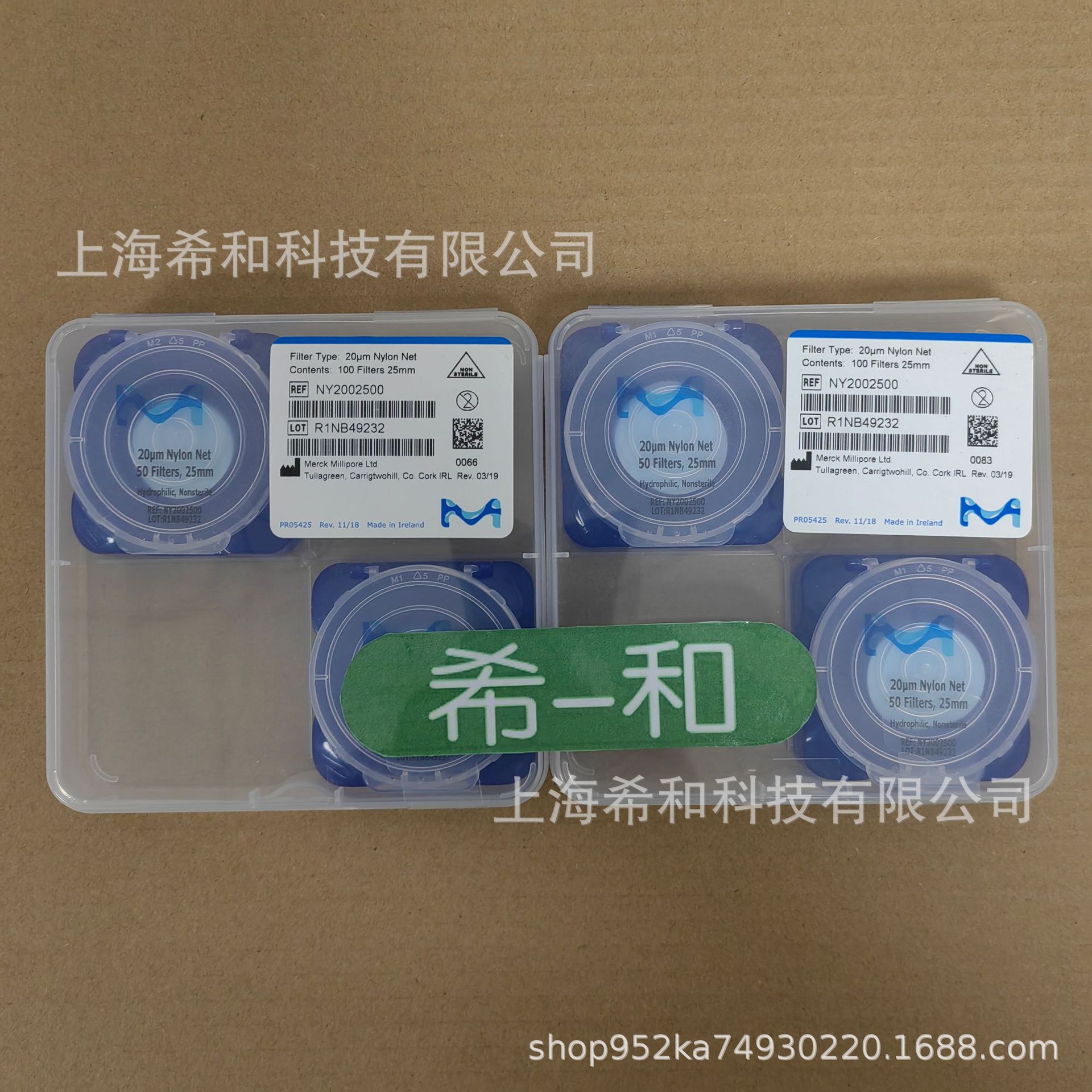 Millipore密理博尼龙网格滤膜  20μm  NY2002500