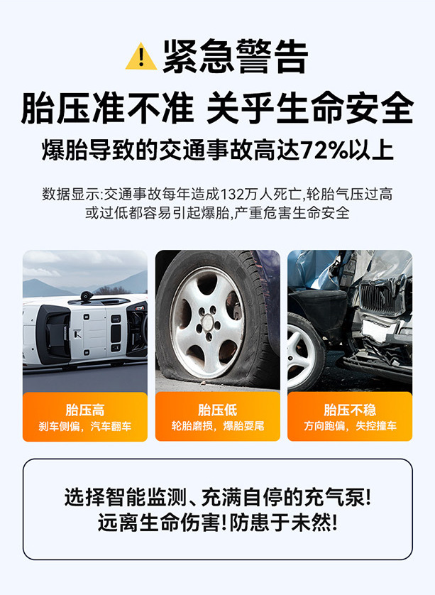 Car air pump, car emergency starting power supply, all-in-one electric air pump with power bank and battery jump starter