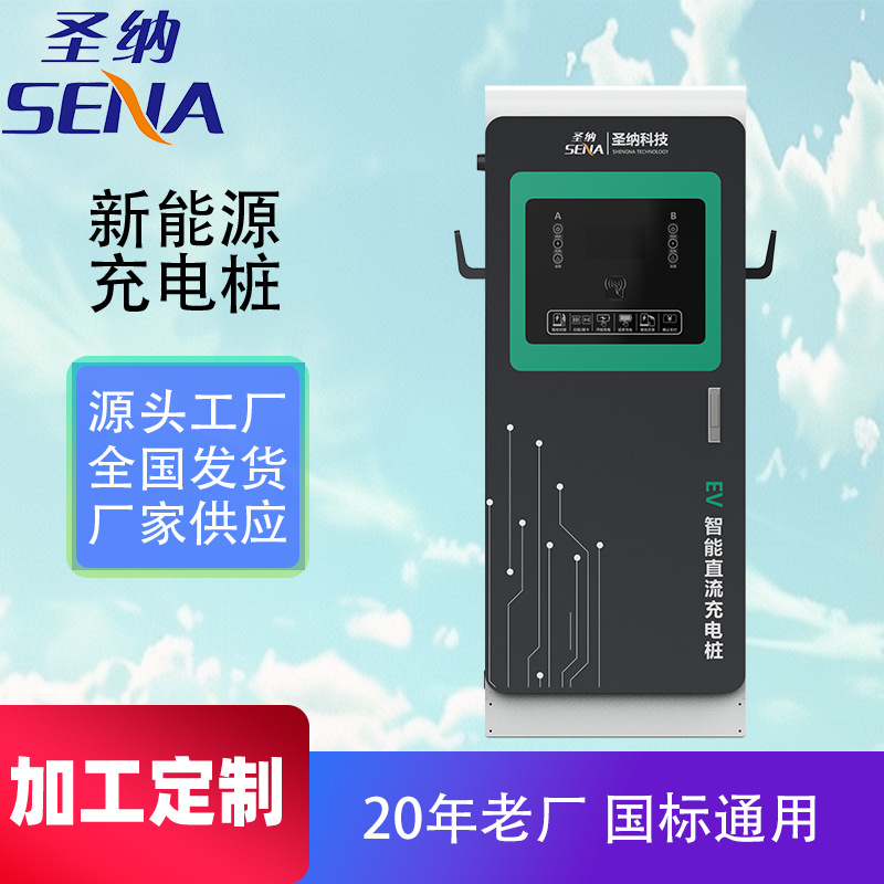 圣纳新能源汽车快充 通用直流30/60/120/480KW充电桩