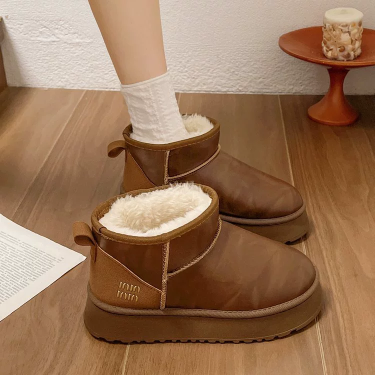 Winter non-slip ski high warm boots platform, wholesale