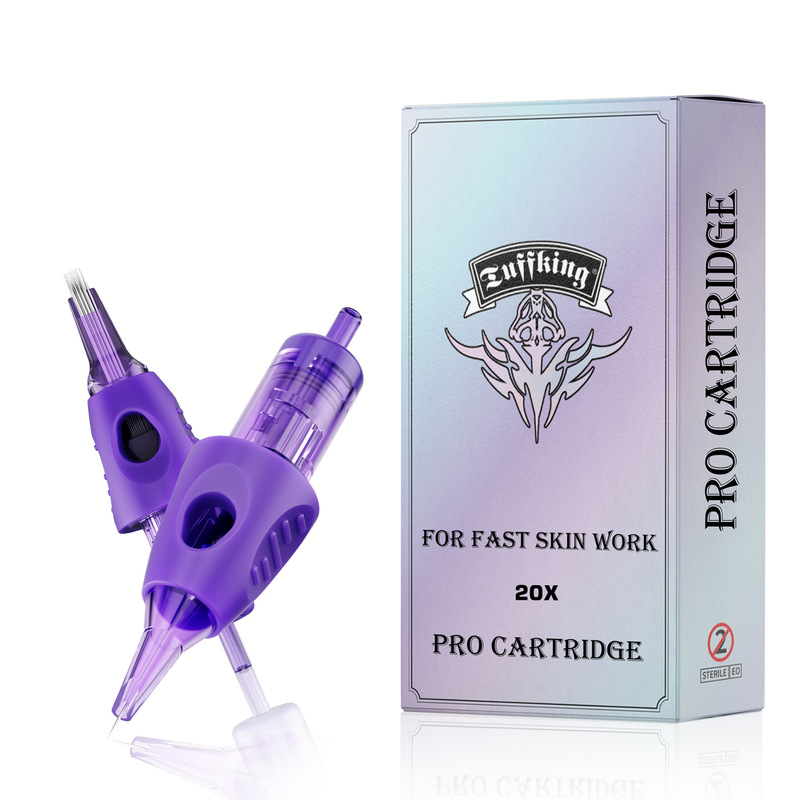 Tuffking Tattoo Integrated Needle Purple Coated Needle Closed Round Needle Cut Line Fog Arc Tattoo Tattoo Needle