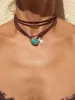 Retro turquoise necklace