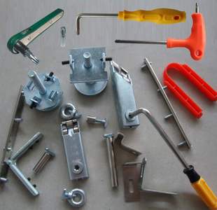 Exhibition Three-Card Lock T30 Wrench High-Position Lock Flat Aluminum Lock Head Standard Booth Connector Three-Claw Lock Exhibition Accessories