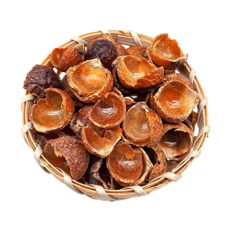 Dried Soapberry Fruit Peel Wuhuanzi Pi Natural Herbal Rinse Ingredient 500g in use