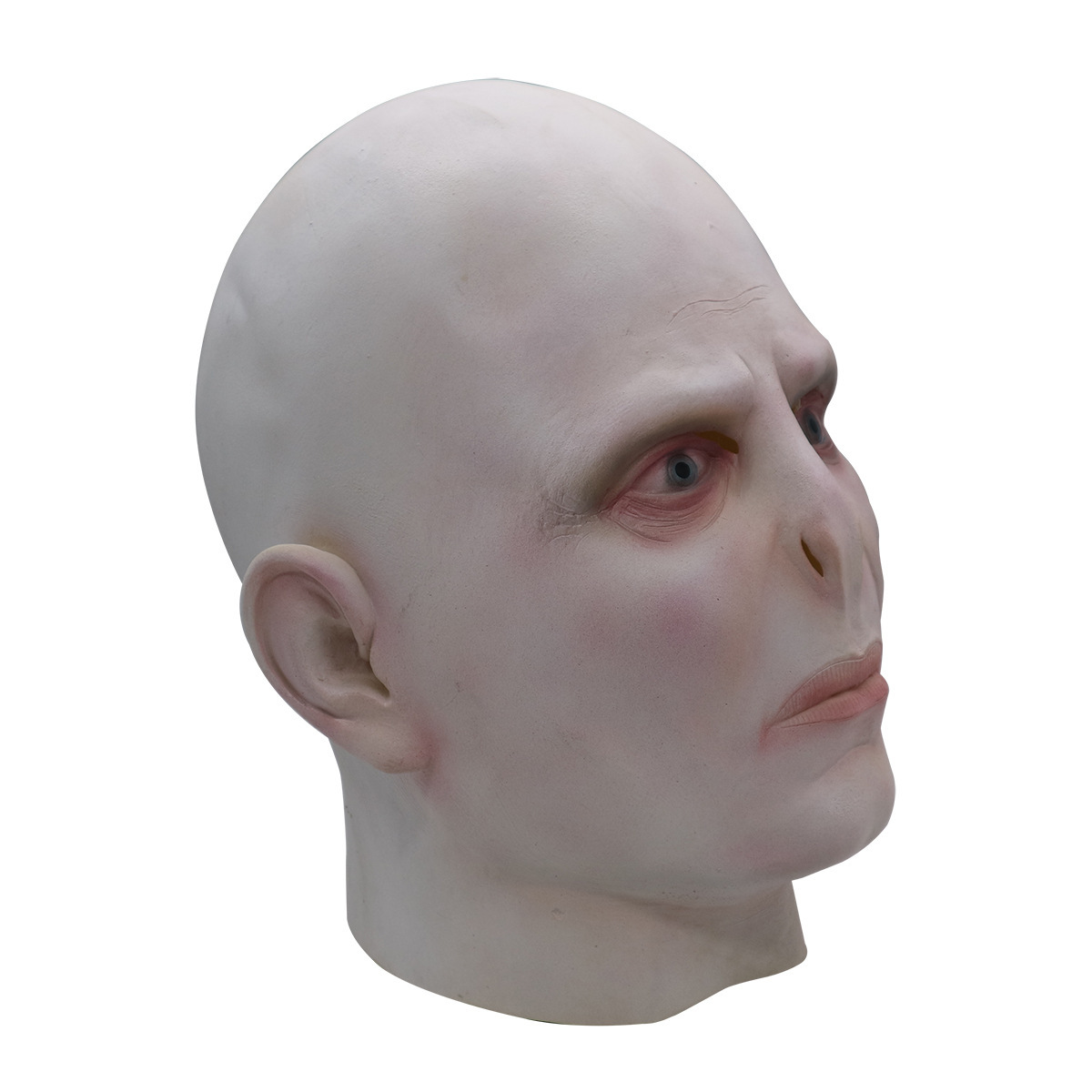 En stock cos apoyos Harry Potter película Voldemort mismo tocado horror thriller Calvo máscara de látex