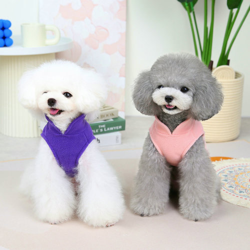  pet clothing wholesale Nordic style traction fleece simple casual warm autumn and winter dog clothes